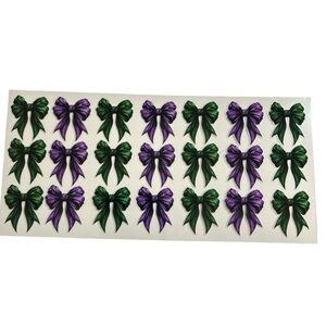 Mardi Gras Bows Cup Decal 487